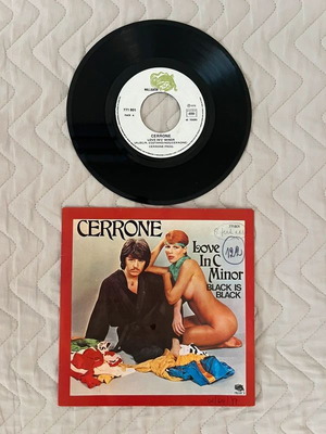 Cerrone Love In C Minor / Black Is Black 7" 45rpm vinyl single