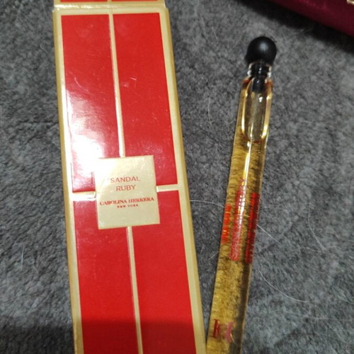 Carolina Herrera Set Bag and Sandal Ruby Perfume New 5 ml
