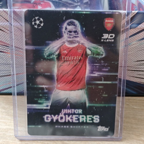 Topps 2025-26 Match Attax Extra Victor Gyokeres 3D-X Lens card