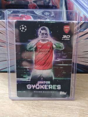 Topps 2025-26 Match Attax Extra Victor Gyokeres 3D-X Lens card