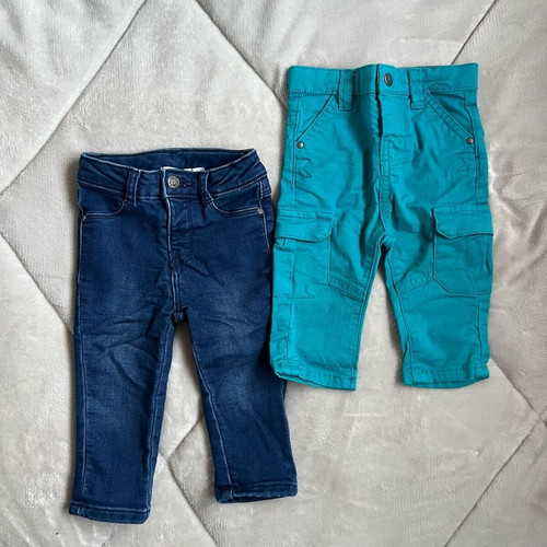 Orchestra baby jeans like new, 3-6 months, 62 cm