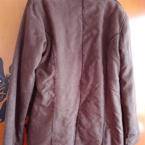 Brown Suede Shearling Jacket size XL like new
