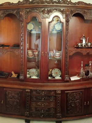 Buffet handmade walnut wood 1978 Antioch like new
