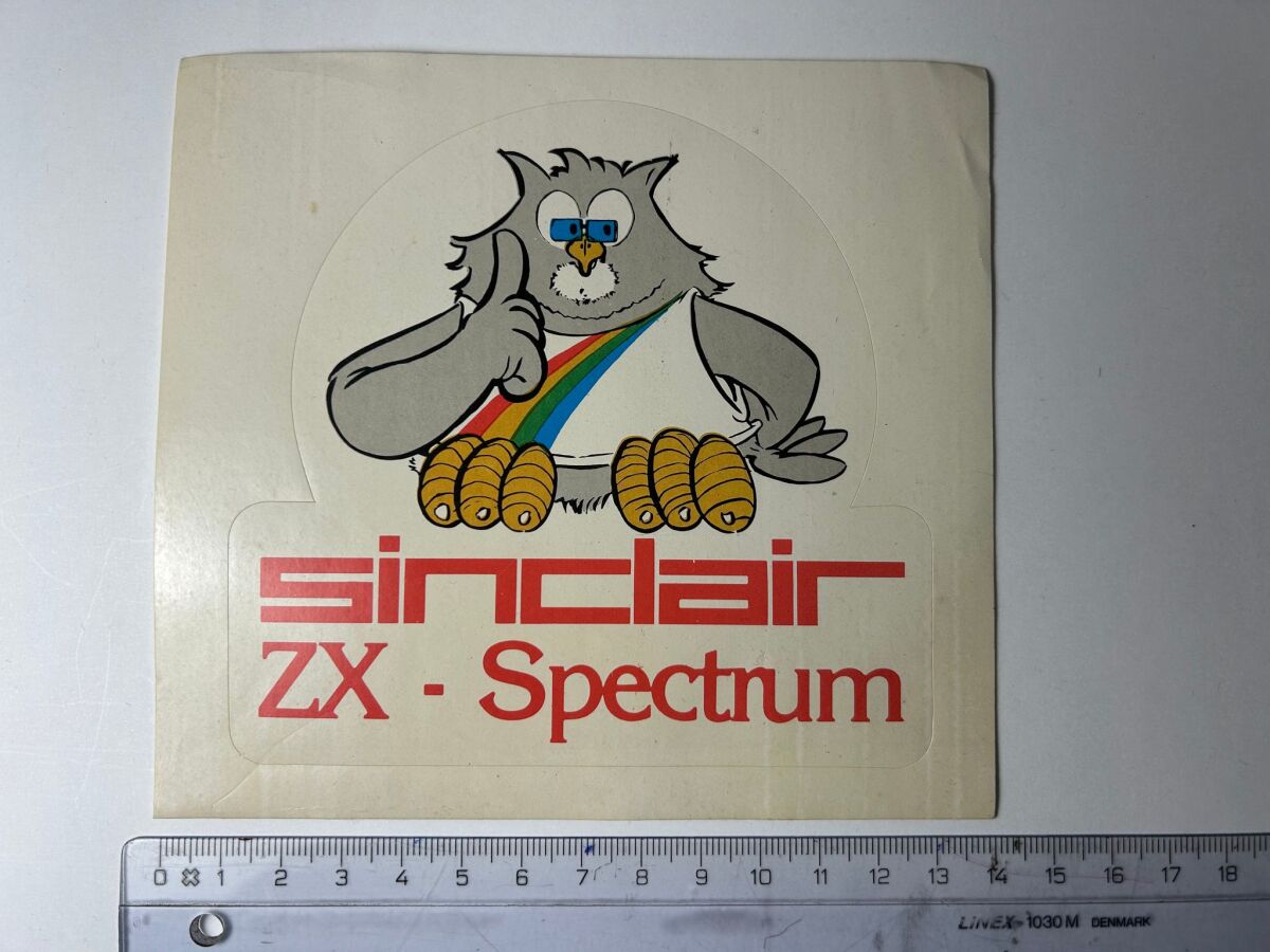 Sinclair ZX Spectrum sticker 80s like… - € 12,00 - Vendora.cy