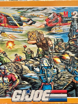 Gijoe MB puzzle used, 200 pieces, size 42x34