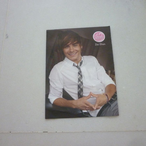 Zac Efron / Eleni Foureira double collectible poster used