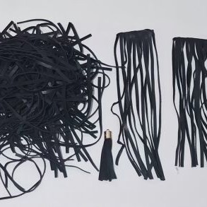 Fringes like new, individual and connected pieces, 24-27 cm