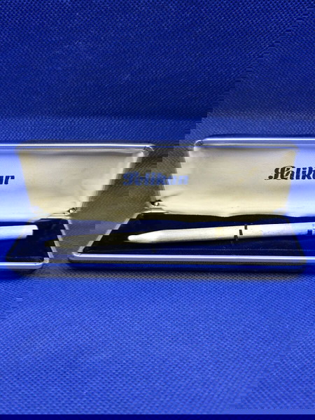 Vintage Στυλό Pelikan Germany με Αυθεντική Θήκη – Ματ Μεταλλικό Φινίρισμα