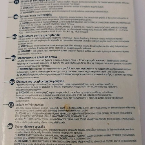 Child Safety Oven Lock new