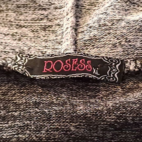 Rosess μπλούζα/φούτερ με κουκούλα unisex XL γκρι σαν καινούργιο