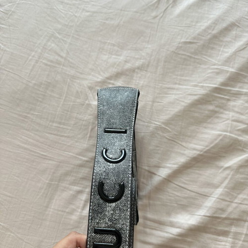 Fiorucci grey denim shoulder bag
