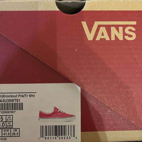 Vans VM0A4U39WT61 pink brand new with tags, size 41