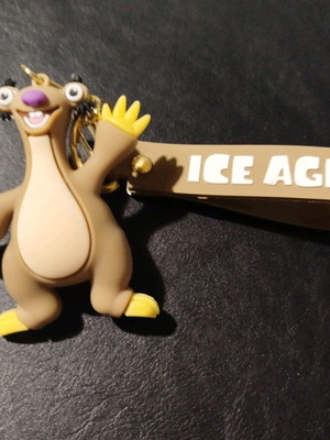 Sid Ice Age keychain new, rubber material
