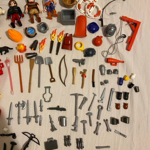 Playmobil weapons used with figures and accessories