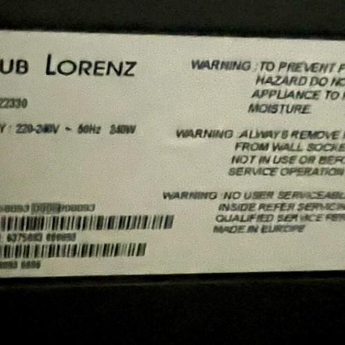 Schaub Lorenz 40 inch TV for repair or spare parts, used
