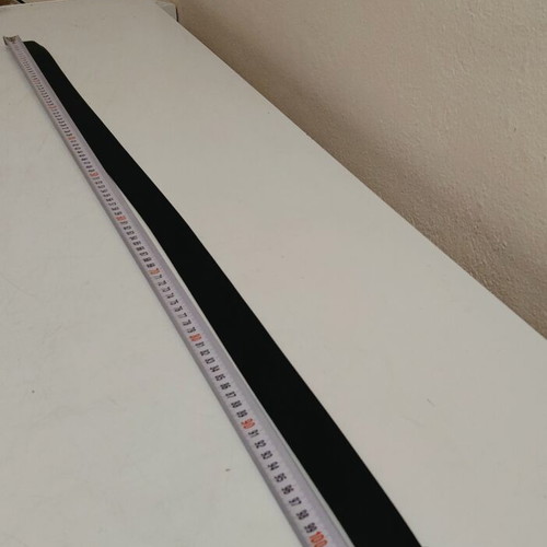 Nino Venturi men's leather belt Vera Pelle like new, black, 110 cm