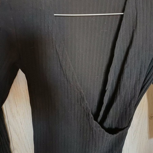 Bershka blouse black, like new, slim fit, size S