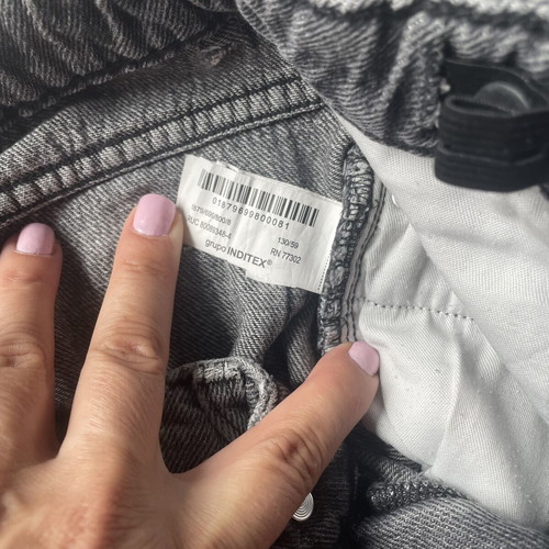 Zara Jeans Bermuda for Boys 8 Years Like New, Dark Gray, 128 cm