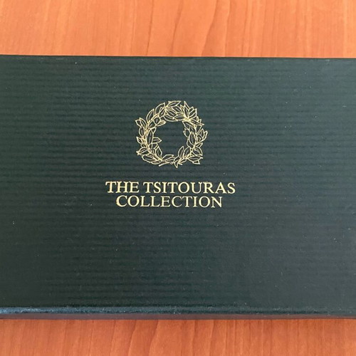Glass ashtrays The Tsitouras Collection, 2 pieces, new, collectible vintage