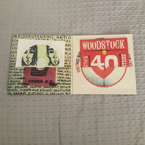 Woodstock 40 Years Anniversary Double CD like new, rock