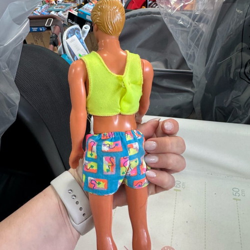 Ken Hawaiian Fun doll 1990 used, Mattel Barbie with clothes