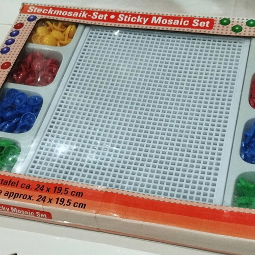 Sticky Mosaic Set for Creating Patterns and Words like New