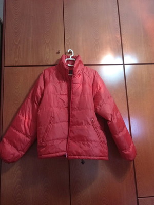 Μπουφάν puffer oversized μεταχειρισμένο, κόκκινο, μέγεθος M