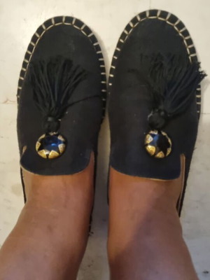 Women's espadrilles like new, size 41, black
