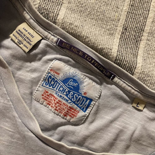 Scotch & Soda men's t-shirt like new, blue, size L