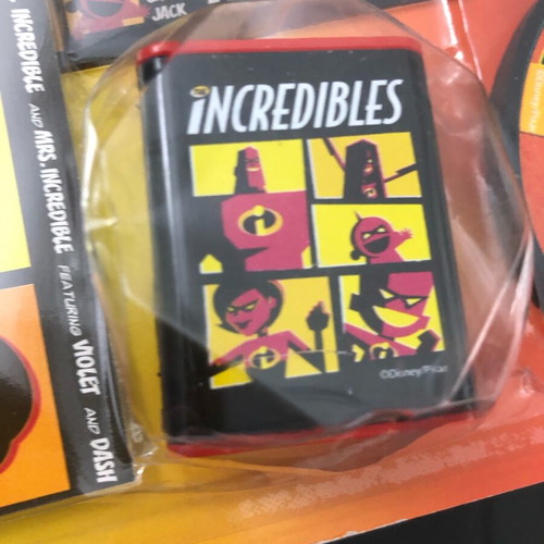 The Incredibles Disney school set new with pencil, eraser, sharpener, ruler, notebook, keychain and kids game