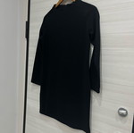 Zara blouse dress used, wool, black, A-line, size L