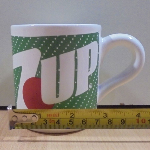 7 UP vintage promotional mug used