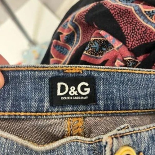 Dolce & Gabbana Jeans used, contrast stitching, size 26/40, low rise Y2k