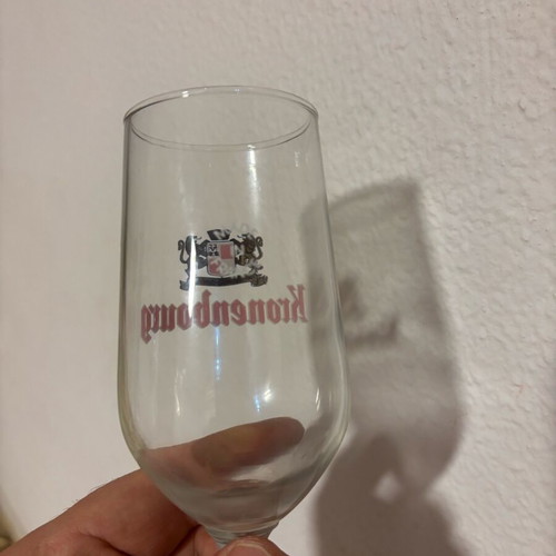Kronenbourg beer glass set of 10 like new