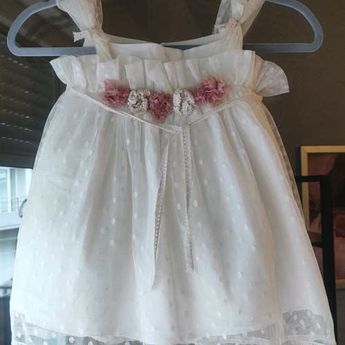 Baptism set for girl size 18-24 months like new