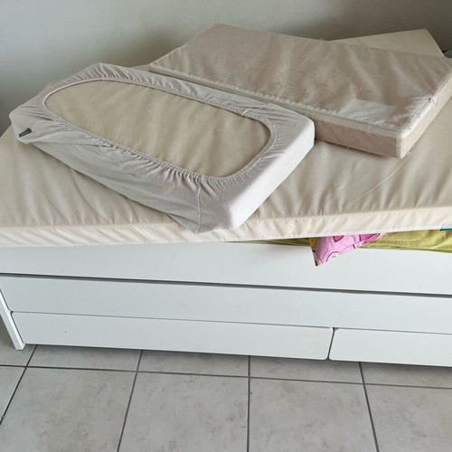 Ikea Plutten Foam Mattress for Extendable Bed like new, 80x200 cm