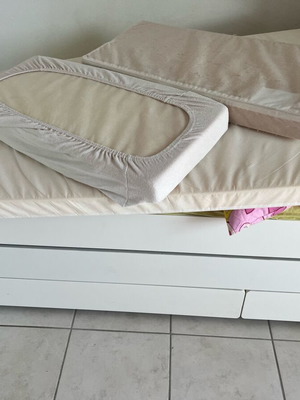 Ikea Plutten Foam Mattress for Extendable Bed like new, 80x200 cm