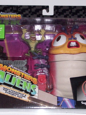 Monsters vs Aliens Insectosaurus & The Missing Link Playset φιγούρες καινούργιο