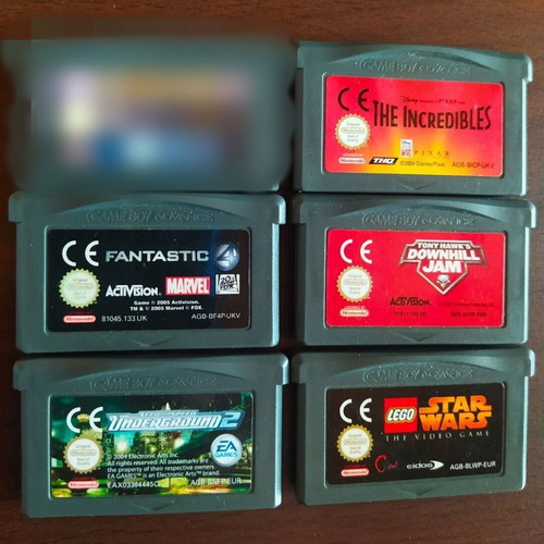 Game Boy Advance games like new, pack of 5 authentic