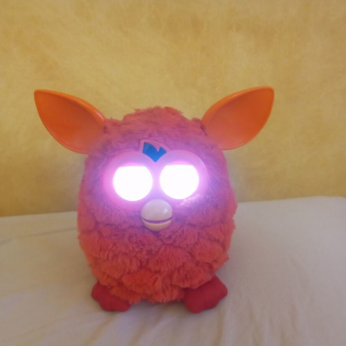 Furby 2012 collectible used, orange, working with speech and eye movement