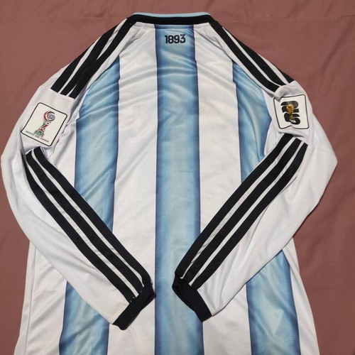 Argentina National Team Long Sleeve Jersey 2026 World Cup Adidas