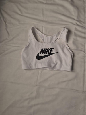 Nike sports bra used, size S, black and white