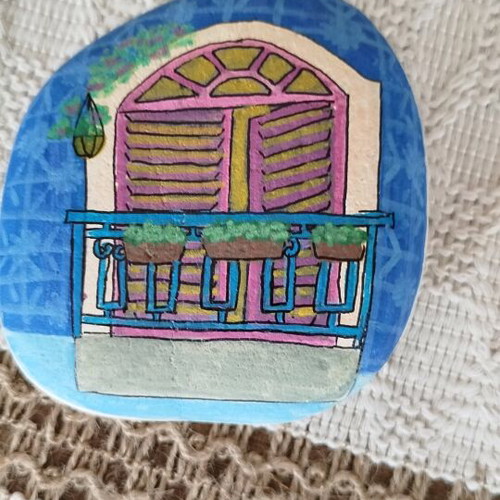 Painted stone made to order, handmade with acrylics