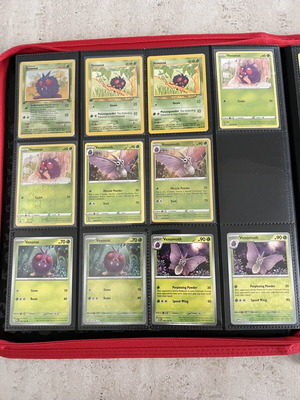 Κάρτες Venonat Venomoth Pokemon TCG μεταχειρισμένες, σετ 11
