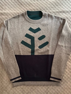 Okaidi boys' gray sweater size 152 cm like new
