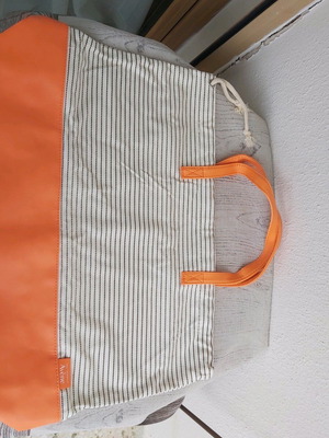 Avène bag orange with stripes like new