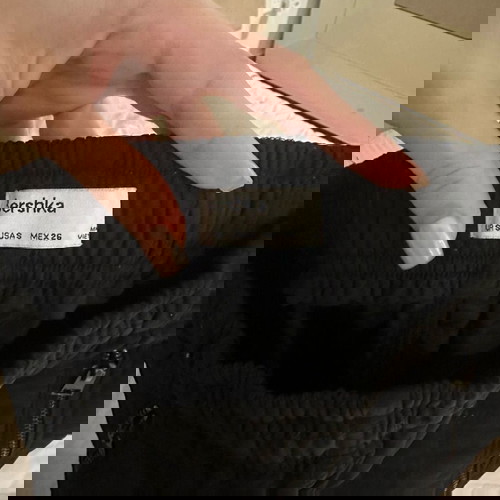 Black Demin pants Bershka black, like new, size S