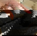 Black Demin pants Bershka black, like new, size S