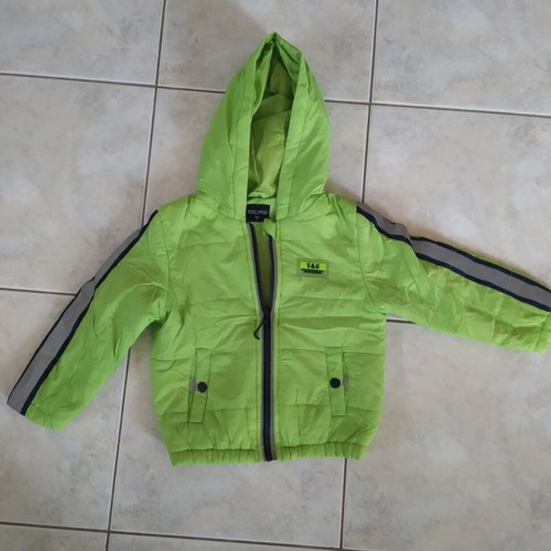 Gang hooded jacket for boys 2-3 years like new, green