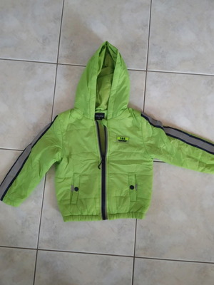 Gang hooded jacket for boys 2-3 years like new, green